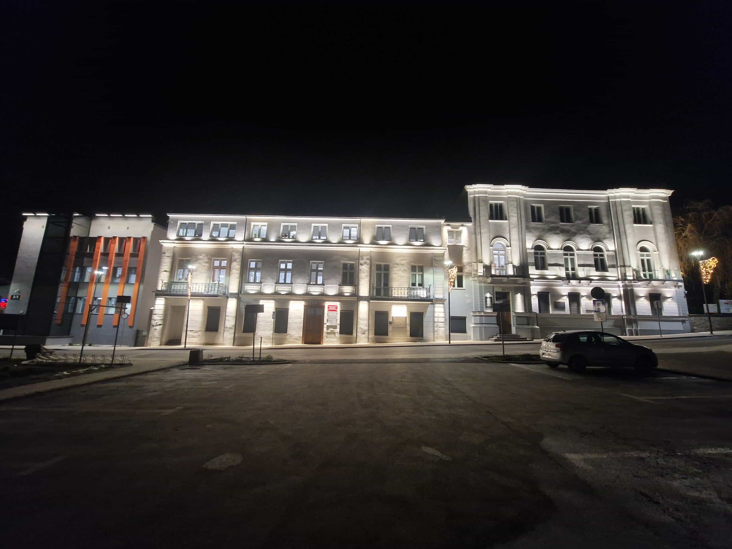 Illumination of the Municipal Office in Ostrowiec Świętokrzyski